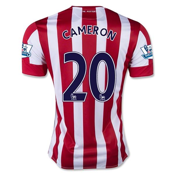 Stoke City 2015-16 CAMERON #20 Home Soccer Jersey
